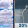 Friday: Mostly Cloudy then Isolated Showers And Thunderstorms