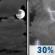 Friday Night: Mostly Cloudy then Chance Showers And Thunderstorms