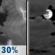 Saturday Night: Chance Showers And Thunderstorms then Mostly Cloudy